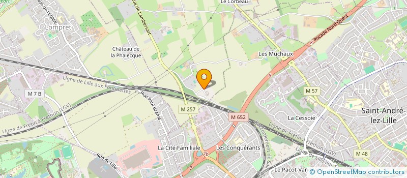 localisation de l'entreprise MONSIEUR ERIC DRUEZ  VERLINGHEM