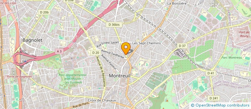 localisation de l'entreprise MONSIEUR ERIC DU POUGET DE NADAILLAC à MONTREUIL