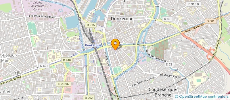 localisation de l'entreprise MONSIEUR ERIC DUBART à DUNKERQUE