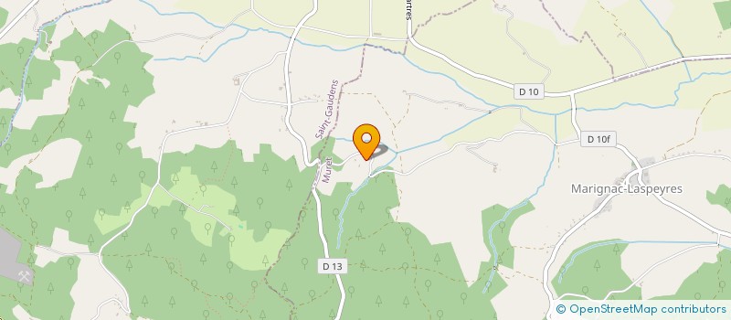 localisation de l'entreprise MONSIEUR ERIC DUBERNARD  MARIGNAC-LASPEYRES