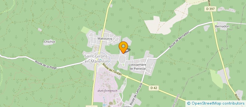 localisation de l'entreprise MONSIEUR ERIC DUBERTRAND  VIELLE-SAINT-GIRONS