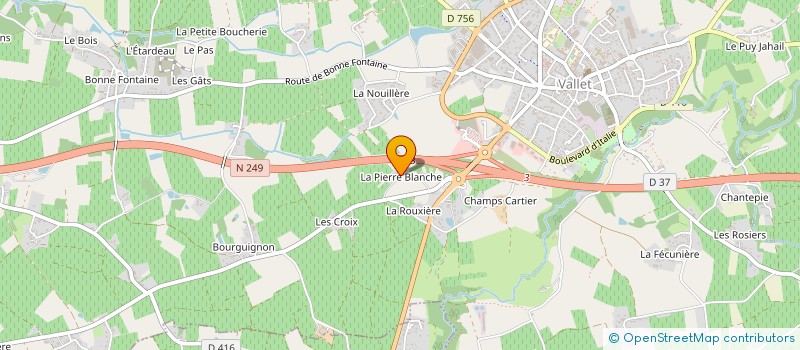 localisation de l'entreprise MONSIEUR ERIC DUBOIS à VALLET