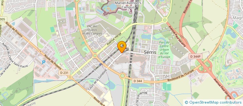 localisation de l'entreprise MONSIEUR ERIC DUBOIS  SERRIS