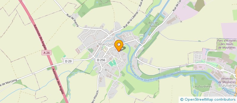 localisation de l'entreprise MONSIEUR ERIC DUBOIS  MARCOING