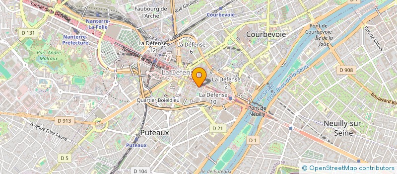 localisation de l'entreprise MONSIEUR ERIC DUBOIS à PUTEAUX