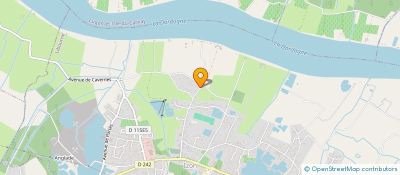 localisation de l'entreprise MONSIEUR ERIC DUBOIS  IZON