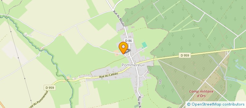 localisation de l'entreprise MONSIEUR ERIC DUBOIS  POMMEREUIL