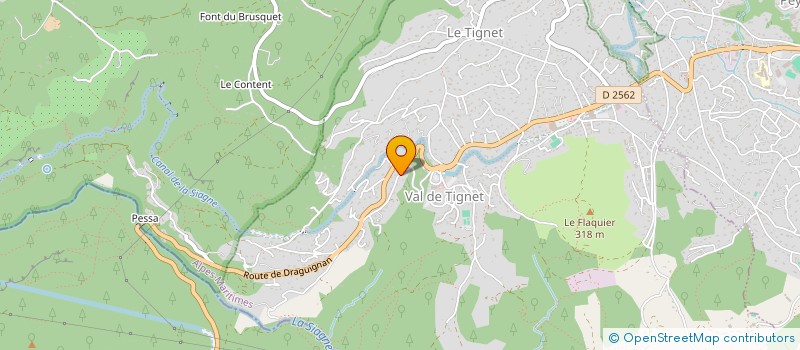 localisation de l'entreprise MONSIEUR ERIC DUBOIS à LE TIGNET
