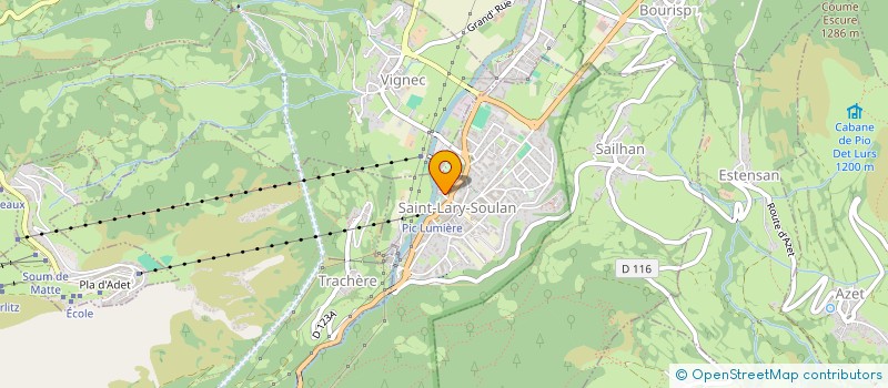 localisation de l'entreprise MONSIEUR ERIC DUBOS  SAINT-LARY-SOULAN