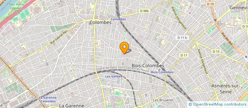 localisation de l'entreprise MONSIEUR ERIC DUBOST à COLOMBES