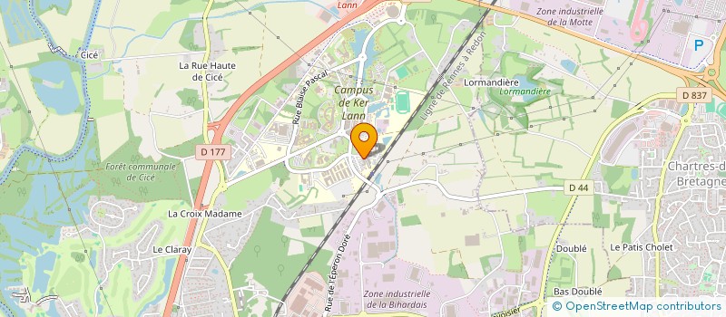 localisation de l'entreprise MONSIEUR ERIC DUBOT  BRUZ