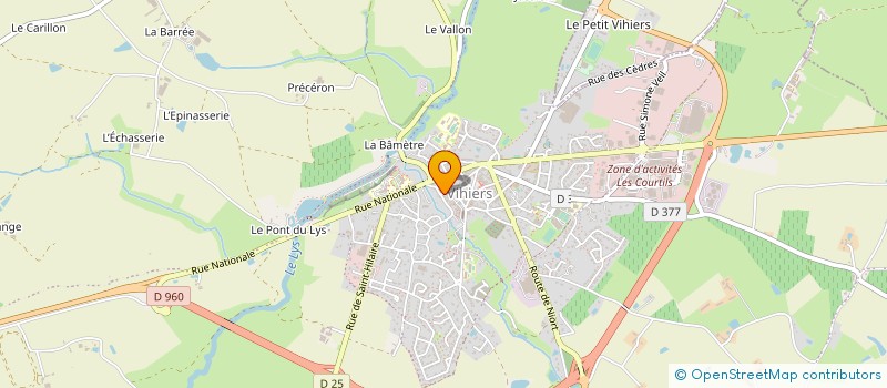 localisation de l'entreprise MONSIEUR ERIC DUBOURG à LYS-HAUT-LAYON