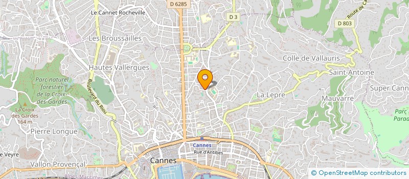 localisation de l'entreprise MONSIEUR ERIC DUBREUCQ à CANNES