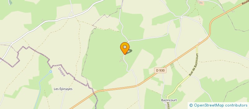 localisation de l'entreprise MONSIEUR ERIC DUBUS  HANNACHES