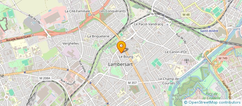localisation de l'entreprise MONSIEUR ERIC DUCARNE à LAMBERSART