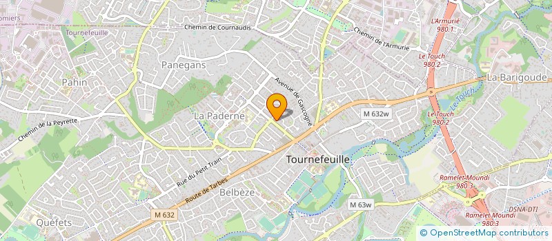 localisation de l'entreprise MONSIEUR ERIC DUCARROUGE à TOURNEFEUILLE
