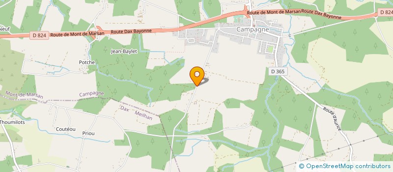 localisation de l'entreprise MONSIEUR ERIC DUCAU  CAMPAGNE