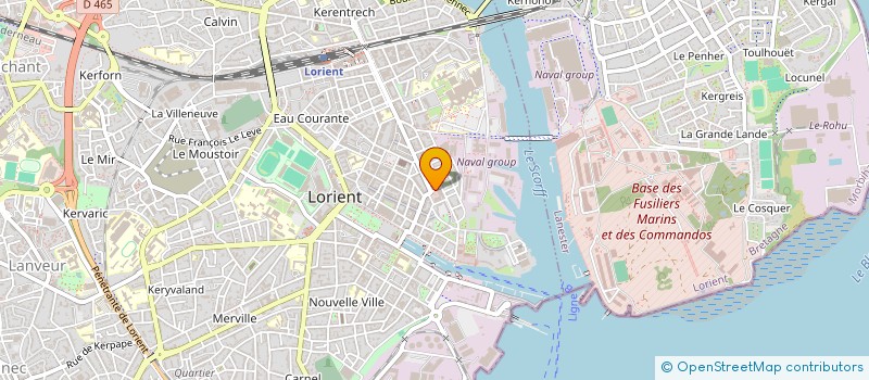 localisation de l'entreprise MONSIEUR ERIC DUCHEMIN à LORIENT
