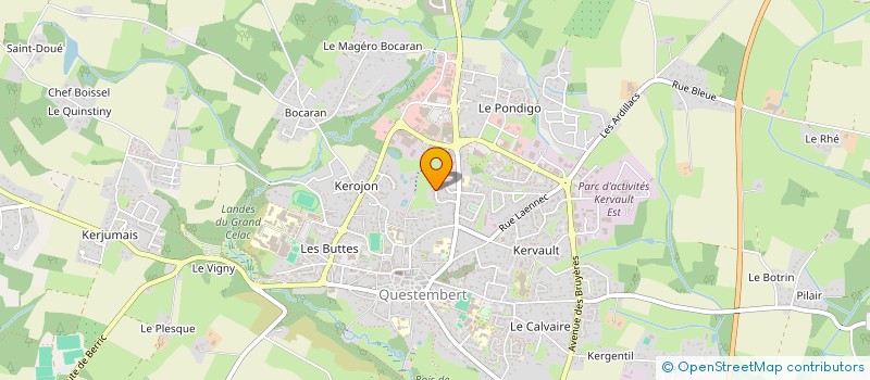 localisation de l'entreprise MONSIEUR ERIC DUCHER  QUESTEMBERT