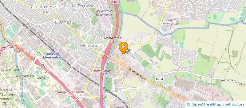 localisation de l'entreprise MONSIEUR ERIC DUCOIN  TOULOUSE