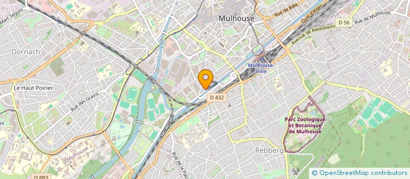 localisation de l'entreprise MONSIEUR ERIC DUCORNET  MULHOUSE