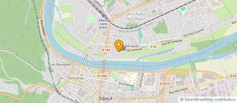 localisation de l'entreprise MONSIEUR ERIC DUFLOS  SAINT-AUBIN-LES-ELBEUF