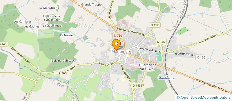 localisation de l'entreprise MONSIEUR ERIC DUFOUR à MONTENDRE