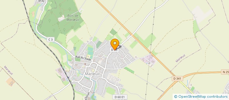 localisation de l'entreprise MONSIEUR ERIC DUFOUR  MARUIL