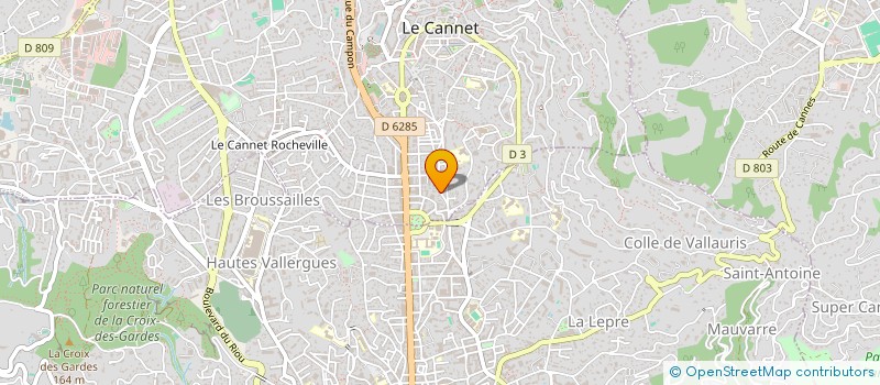 localisation de l'entreprise MONSIEUR ERIC DUGARDIN à LE CANNET