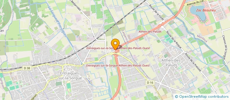 localisation de l'entreprise MONSIEUR ERIC DUHAMEL  ENTRAIGUES-SUR-LA-SORGUE