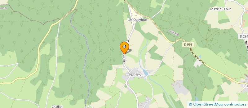 localisation de l'entreprise MONSIEUR ERIC DULAC  NADES