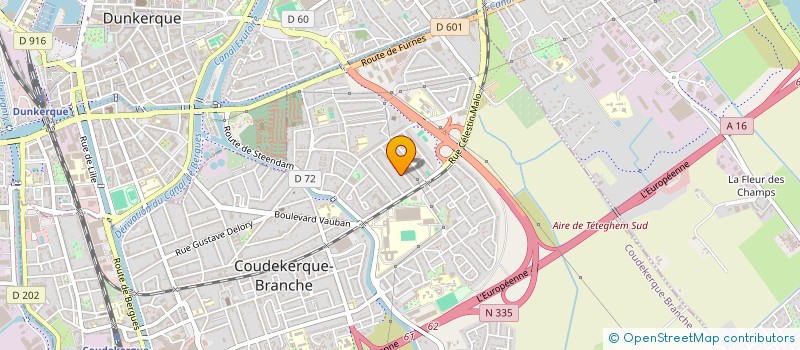 localisation de l'entreprise MONSIEUR ERIC DULLE à COUDEKERQUE-BRANCHE