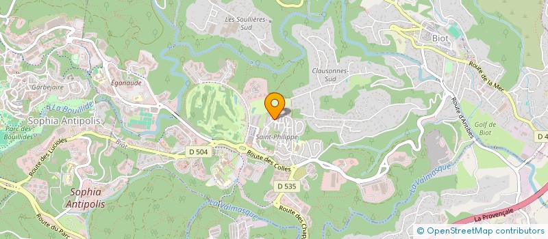 localisation de l'entreprise MONSIEUR ERIC DUMAS  BIOT