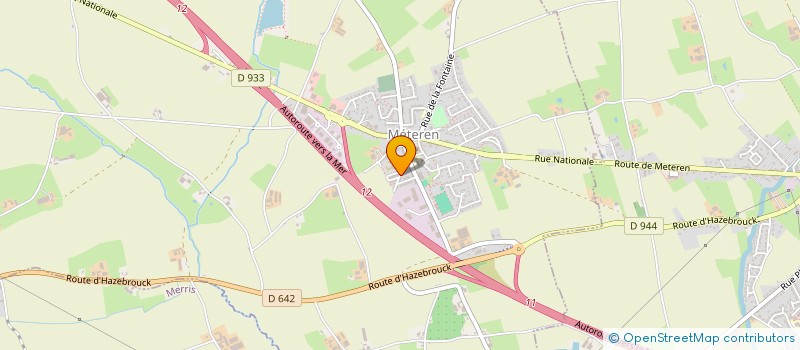 localisation de l'entreprise MONSIEUR ERIC DUMONT  METEREN