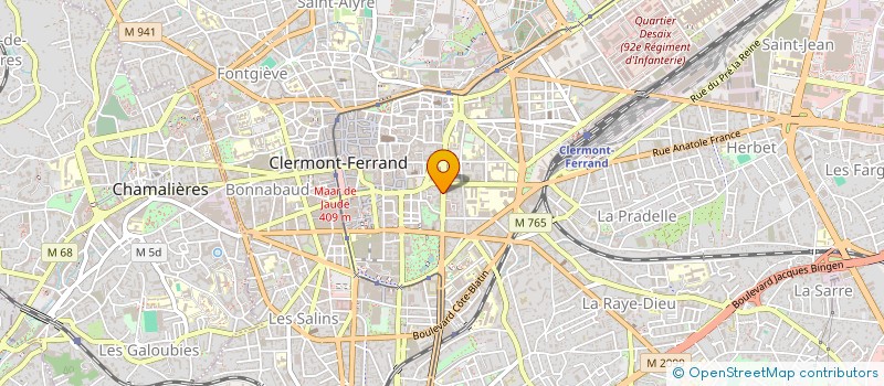 localisation de l'entreprise MONSIEUR ERIC DUMOUSSET à CLERMONT-FERRAND