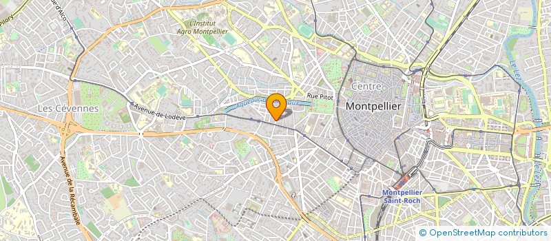 localisation de l'entreprise MONSIEUR ERIC DUPIN à MONTPELLIER