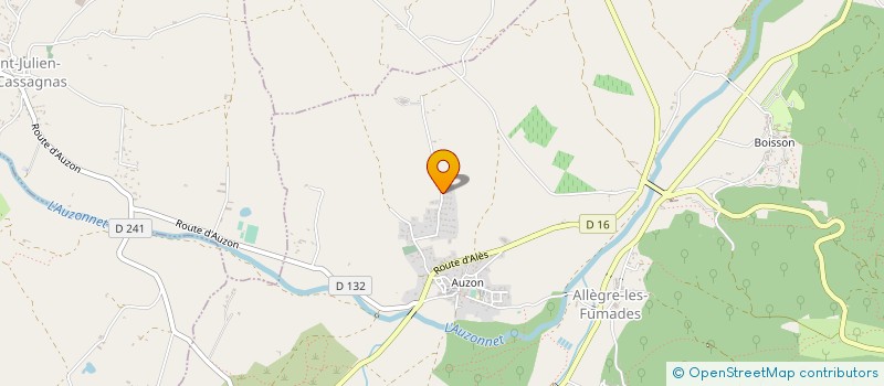 localisation de l'entreprise MONSIEUR ERIC DUPLAN  ALLEGRE-LES-FUMADES