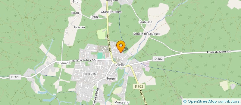 localisation de l'entreprise MONSIEUR ERIC DUPLANTIER  VIELLE-SAINT-GIRONS