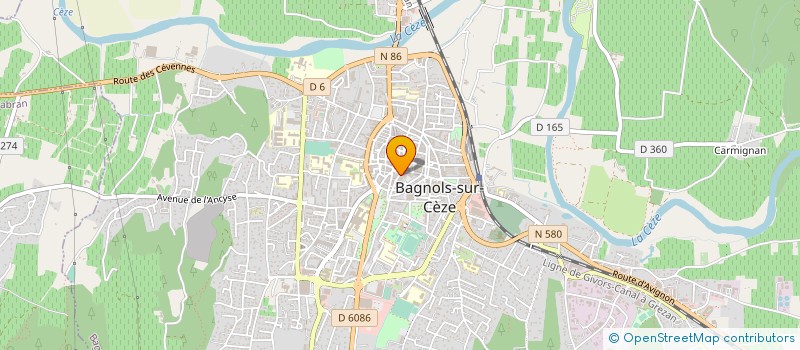 localisation de l'entreprise MONSIEUR ERIC DUPONT à BAGNOLS-SUR-CEZE