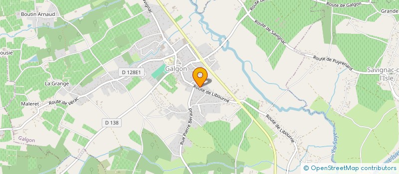 localisation de l'entreprise MONSIEUR ERIC DUPONT  GALGON