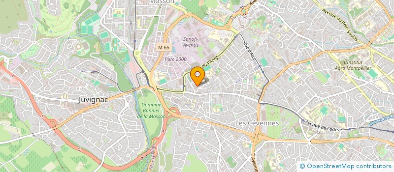 localisation de l'entreprise MONSIEUR ERIC DUPONT à MONTPELLIER