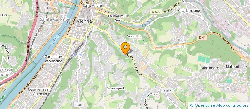 localisation de l'entreprise MONSIEUR ERIC DUPOS à VIENNE