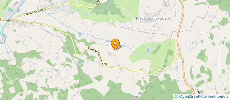 localisation de l'entreprise MONSIEUR ERIC DUPUY  CLERMONT D EXCIDEUIL