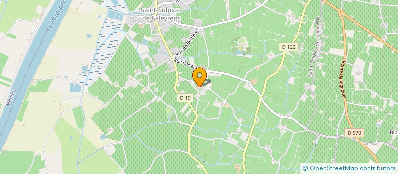 localisation de l'entreprise MONSIEUR ERIC DUPUY  SAINT-SULPICE-DE-FALEYRENS