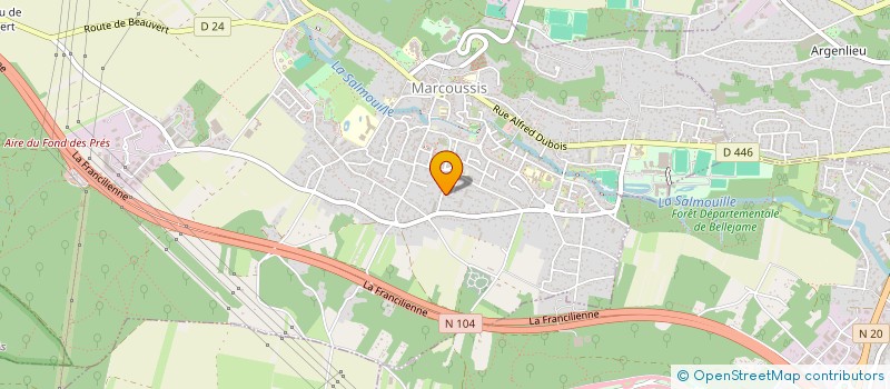 localisation de l'entreprise MONSIEUR ERIC DUQUERROY  MARCOUSSIS