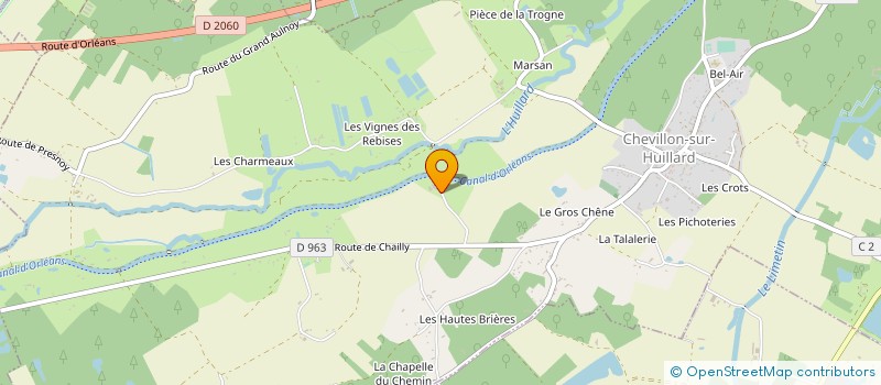localisation de l'entreprise MONSIEUR ERIC DURAND à CHEVILLON-SUR-HUILLARD