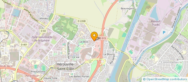 localisation de l'entreprise MONSIEUR ERIC DURAND à HEROUVILLE-SAINT-CLAIR
