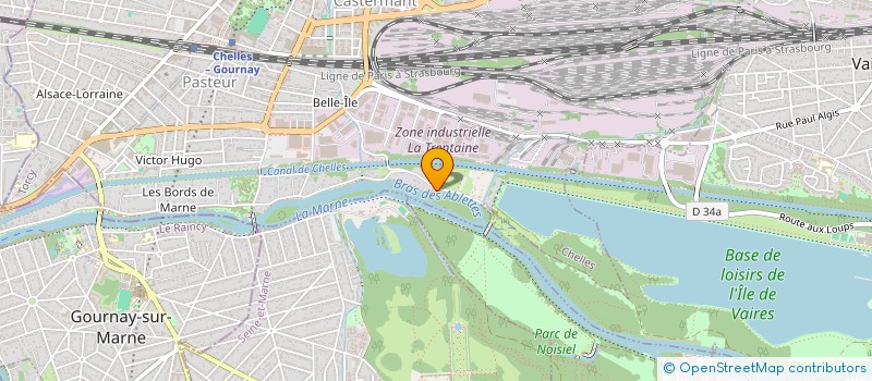 localisation de l'entreprise MONSIEUR ERIC DURAND  CHELLES