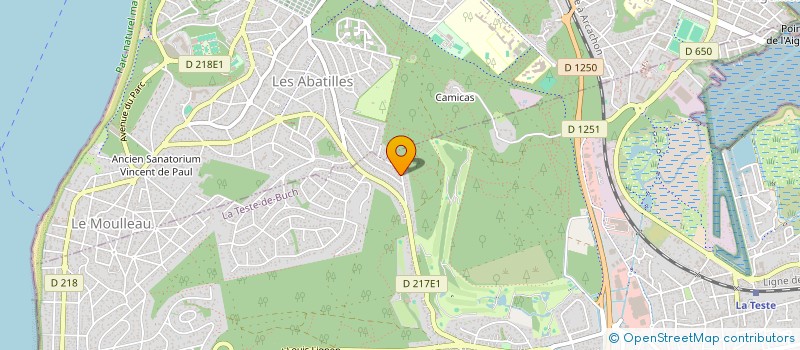 localisation de l'entreprise MONSIEUR ERIC DURBIGNY  LA TESTE-DE-BUCH