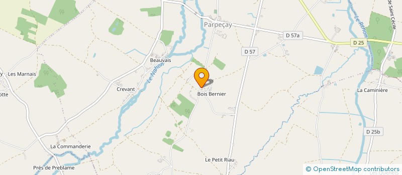 localisation de l'entreprise MONSIEUR ERIC DURIER à ANJOUIN
